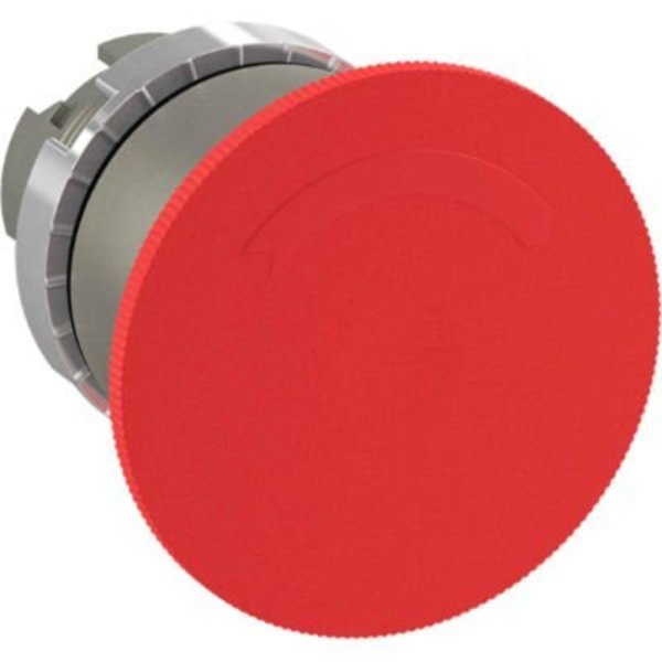 Springer Controls Co ABB Non-Illuminated Mushroom Head PB Metal Bezel, 22mm, Red, P9M-ER4RN P9M-ER4RN